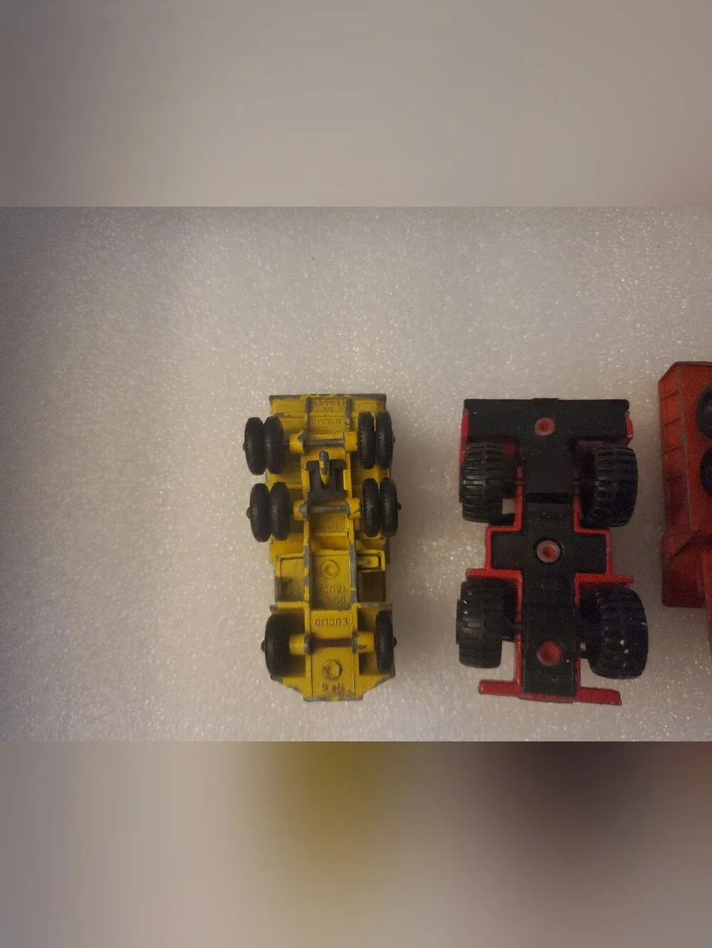 4 Vintage Matchbox Lesney Various Diecast Toy Construction Vehicles Lot